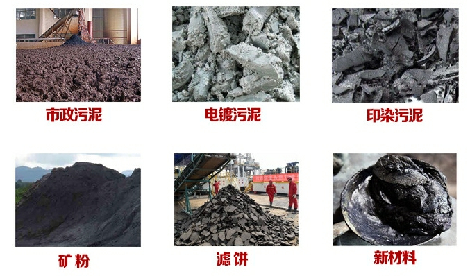 空心槳葉烘干機應用范圍